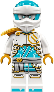 Zane - Dragons Rising, Tunic with Large Armor Plates, Head Wrap, Shoulder Pad | njo0859