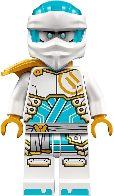 Zane - Dragons Rising, Tunic with Large Armor Plates, Head Wrap, Shoulder Pad | njo0859