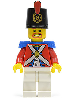 Imperial Soldier II - Shako Hat Printed,  Brown Beard | pi098