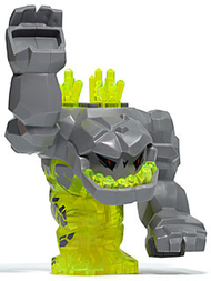 Geolix avec 3 cristaux au dos (Monstre de roche) | pm015