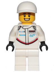 Porsche 911 RSR Driver - White Cap | sc059