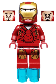 Iron Man - Mark 6 Armor, Small Helmet Visor, Foot Repulsors | sh0015