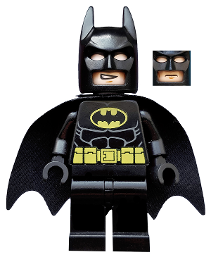 Batman - Black Suit with Yellow Belt and Crest (Type 2 Cowl) | sh0016a