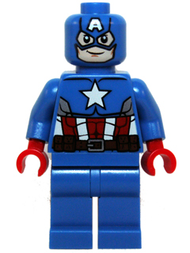Captain America - Blue Suit, Red Hands, Mask | sh0106