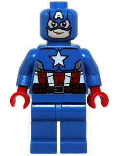 Captain America - Blue Suit, Red Hands, Mask | sh0106