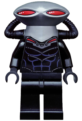 Black Manta - Flat Silver Helmet | sh0160