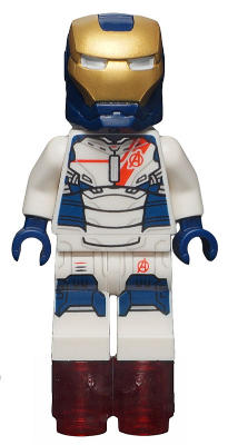 Iron Legion - Trans-Neon Orange Head, Helmet with Visor | sh0168