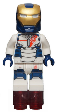 Iron Legion - Trans-Neon Orange Head, Helmet with Visor | sh0168