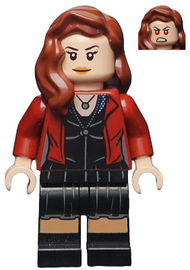 The Scarlet Witch (Wanda Maximoff) - Printed Legs, Reddish Brown Hair | sh0174