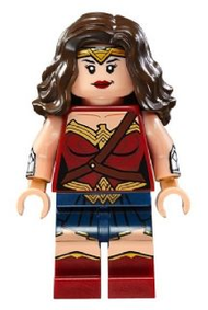 Wonder Woman - Dark Red Torso, Dark Blue Skirt | sh0221