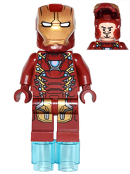 Iron Man - Mark 46 Armor, Small Helmet Visor, Foot Repulsors | sh0254