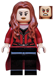 The Scarlet Witch (Wanda Maximoff) - Plain Legs, Reddish Brown Hair, Dark Red Cloth Skirt | sh0256