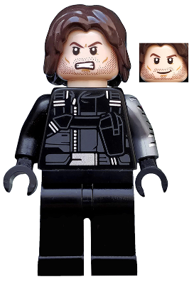 Winter Soldier - Dark Brown Hair, Black Hands | sh0257