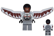 Falcon - Light Bluish Gray and Dark Red Wings | sh0261