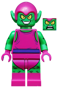 Bouffon Vert - Peau vert vif, tenue magenta | sh0271