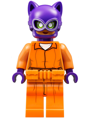 Combinaison orange de prisonnière de Catwoman | sh0338