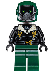 Vulture - Dark Green Flight Suit, Black Bomber Jacket | sh0403