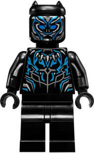 Black Panther - Metallic Light Blue Highlights | sh0478