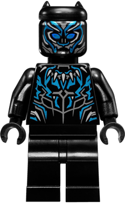 Black Panther - Metallic Light Blue Highlights | sh0478
