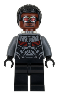 Falcon - Dark Bluish Gray and Black Suit, Plain Legs | sh0503