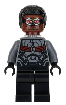 Falcon - Dark Bluish Gray and Black Suit, Plain Legs | sh0503