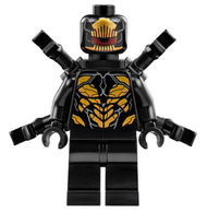 Outrider - Extended Arms, Torso with Long Dark Bluish Gray Tips at Neck | sh0505