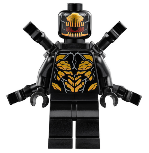 Outrider - Extended Arms, Torso with Long Dark Bluish Gray Tips at Neck | sh0505