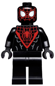 Spider-Man (Miles Morales) - Red Webbing on Head, Black Hands | sh0540