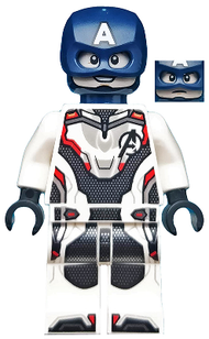 Captain America - White Jumpsuit, Helmet | sh0560