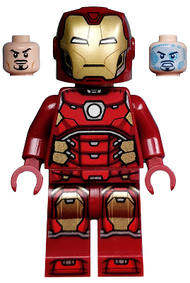 Iron Man - Silver Hexagon on Chest | sh0612