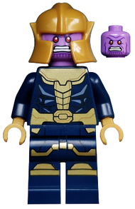 Thanos - Minifigure, Dark Blue and Gold Outfit, Printed Legs | sh0613