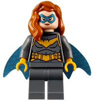 Batgirl - Minifigure, Dark Bluish Gray Suit (Rebirth) | sh0658