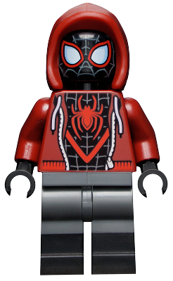 Spider-Man (Miles Morales) - Dark Red Hood, Black Lower Legs | sh0679