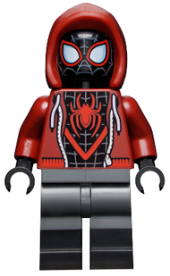 Spider-Man (Miles Morales) - Dark Red Hood, Black Lower Legs | sh0679