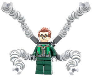 Dr. Octopus (Otto Octavius) / Doc Ock - Dark Green Suit, Mechanical Arms with Bars | sh0727