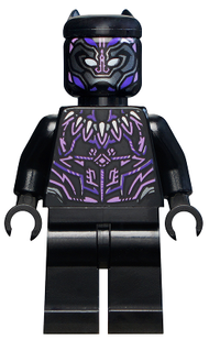 Black Panther - Dark Purple and Lavender Highlights | sh0728