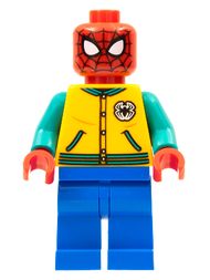 Spider-Man - Bright Light Orange Letter Jacket | sh0757