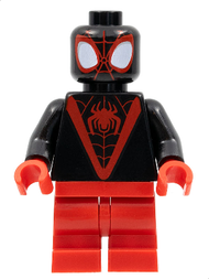 Spider-Man (Miles 'Spin' Morales) - Red Medium Legs, Red Spider Logo | sh0800