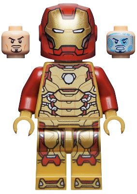 Iron Man - Armure et jambes en or nacré | sh0806