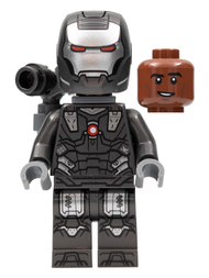 War Machine - Pearl Dark Gray and Silver Armor with Backpack | sh0819