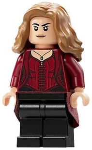 The Scarlet Witch (Wanda Maximoff) - Plain Legs, Medium Nougat Hair, Dark Red Cloth Skirt | sh0897