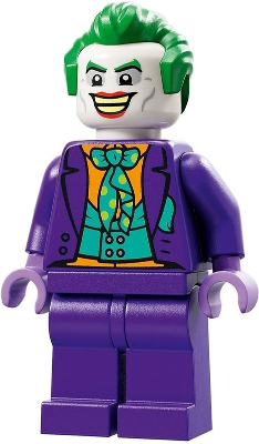 Le Joker - Nœud papillon turquoise foncé, jambes nues, cheveux | sh0901