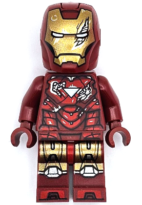 Iron Man - Mark 6 Armor, Large Helmet Visor, Battle Damage | sh0923