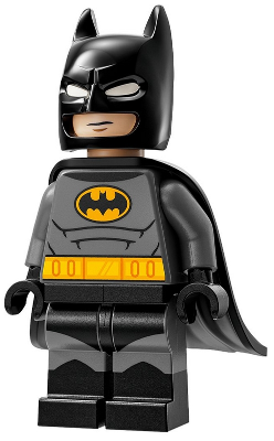 Batman - Dark Bluish Gray Suit, Flexible Rubber Cape | sh0962