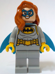 Batgirl - Minifigure, Light Bluish Gray Suit | sh0965