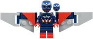 Captain America (Sam Wilson) - Dark Blue Suit, Backpack and Wings without Stickers | sh1003