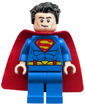 Superman - Blue Suit, Spongy Cape, Tousled Hair, Closed Mouth / Red Eyes | sh1006