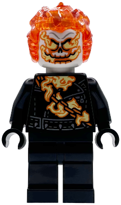 Ghost Rider, Johnathon « Johnny » Blaze - Tête Blanche, Chaîne Flamboyante | sh1095