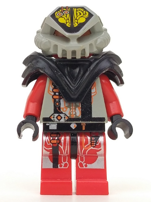 UFO Zotaxian Alien - Red Pilot with Armor and Printed Helmet (Chamon) | sp046
