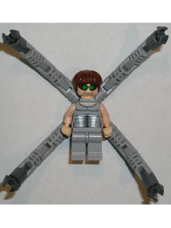 Dr. Octopus (Otto Octavius) / Doc Ock, Light Bluish Gray Torso, Light Bluish Gray Legs - With Arms | spd016